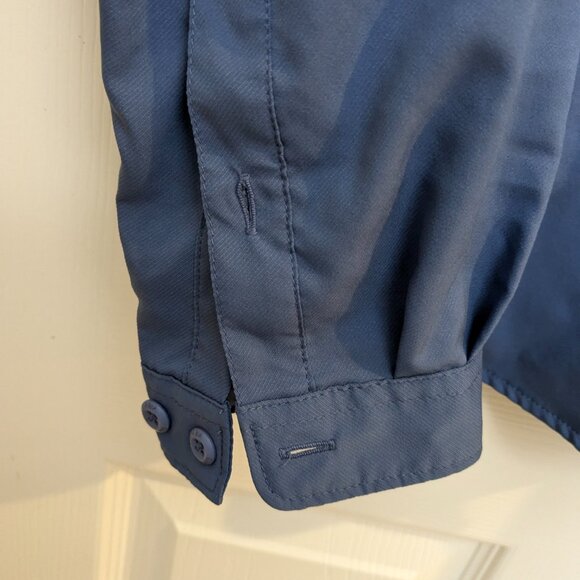 Columbia Omni-Shield PFG Blood and Guts Blue Long Sleeve Vented Fishing Shirt - Picture 7 of 14